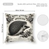 Ulloord Throw pillow Covers Animals Rabbit Bird Butterfly Decorative pillowcases Square Throw pillow Case Home Couch Decor Cushion Cover