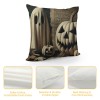 Ulloord Halloween Decor pillow Covers Halloween Decorations Pumpkin Witch Farmhouse Cat Ghost Outdoor Black Fall pillows Decorative Throw Cushion Case for Home Couch