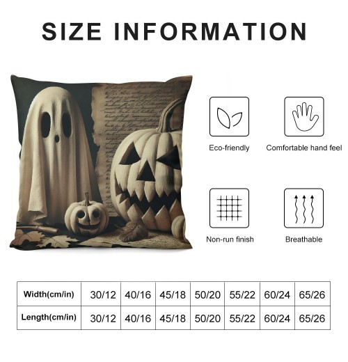 Ulloord Halloween Decor pillow Covers Halloween Decorations Pumpkin Witch Farmhouse Cat Ghost Outdoor Black Fall pillows Decorative Throw Cushion Case for Home Couch