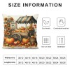 Ulloord Fall Decor pillow Covers Pumpkin Farmhouse Decorations Sunflower Throw Cushion Case for Fall Thanksgiving Home Decorative pillows