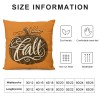 Ulloord Fall pillow Covers Farmhouse Decorations Orange Stripes Outdoor Autumn pillows Decorative Throw Cushion Case for Home Couch Decor