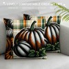 Ulloord Fall Decor pillow Covers Thanksgiving Farmhouse Decorations Orange Pumpkin Outdoor Happy Decorative Throw Cushion Case for Home Couch