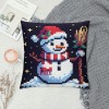 Ulloord Christmas pillow Covers Farmhouse Christmas Decorations Truck Snowman Winter Holiday Decor Throw Cushion Case for Home Couch