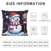 Ulloord Christmas pillow Covers Farmhouse Christmas Decorations Truck Snowman Winter Holiday Decor Throw Cushion Case for Home Couch