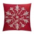 Ulloord Red Christmas pillow Covers Farmhouse Christmas Decorations Merry Christmas Winter Holiday Decor Throw Cushion Case for Home Couch