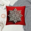 Ulloord Red White Soft Christmas pillow Covers Farmhouse Christmas Decorations Merry Christmas Winter Holiday Decor for Home Couch