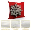 Ulloord Red White Soft Christmas pillow Covers Farmhouse Christmas Decorations Merry Christmas Winter Holiday Decor for Home Couch