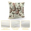 Ulloord Easter pillow Covers Eggs Throw pillows Decorative Spring Home Decor for Sofa