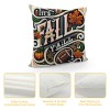 Ulloord  Fall Football Throw pillow Covers Farmhouse Autumn Home Cushion Case for Sofa Couch Polyester Linen