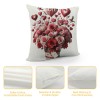 Ulloord Valentines Day Throw pillow Covers , Love Floral Spring Farmhouse Holiday Red Cushion Case for Home Sofa Couch Decoration