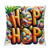 Ulloord Easter pillow Covers Easter Decorations for Home Bunny Truck Hello pillows Easter Decorative Throw pillows Spring Easter Farmhouse Decor