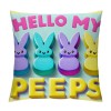 Ulloord Easter pillow Covers Spring Farmhouse Decor My Bunny Trail Holiday Decorations Throw Cushion Case for Home Decorations