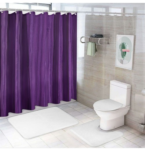 Shangniulu Shower Curtain, Shower Curtains for Bathroom, Waterproof Shower Curtains Comes with Hooks