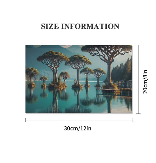 Shangniulu Natural landscape Wall Art Landscape Trees Canvas art Poster Living Room, Bedroom Decoration Wall Hanging Picture