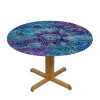 Shangniulu Gradient Colors Round Table cover, Watercolor Painting, Great for Buffet Tables, Parties, Holiday Dinners and More