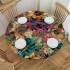 Shangniulu Boho Round Table cover, Waterproof and Washable Polyester Table, Great for Buffet Tables, Parties, Holiday Dinners and More