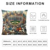 Shangniulu  New York Baseball Full Embroidery pillow Cover Outdoor Sports Decorative pillow Covers for Home Bedroom Living Room Boys Room Decor Gift pillowcase Square Cushion Covers