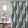 Shangniulu Dark Grey Fabric Shower Curtain, Waterproof Design and Polyester, Quick-Drying, Heavy Duty Shower Curtains Set for Bathroom, Durable and Washable with Hooks