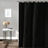 Shangniulu Black Shower Curtain, Shower Curtains for Bathroom, Waterproof Shower Curtains Comes with Hooks