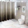 Shangniulu Brown Shower Curtain, Washable Shower Curtains for Bathroom, Waterproof Shower Curtains Comes with Hooks