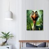 QKZF Canvas Print Wall Art Decor,Bird With Open Mouth Wall Art Print, Print Wall Decor, Suitable For Office Study Wall Decoration