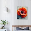 QKZF Canvas Wall Art for Living Room, Canvas Wall Art Oil Painting Floral Artwork Modern Flower Pictures Wall Decor Framed Bathroom Bedroom Home Office Decor (s)