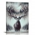 QKZF Canvas Wall Art,Exotic Deer Print Canvas Painting for Bedroom Living Room Kitchen Bathroom Corridor Dining Room Hotel Decor