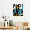 QKZF Canvas Wall Art,Football Superstar Canvas Painting for Bedroom Living Room Corridor Dining Room Hotel Decor for Fan Football Gift