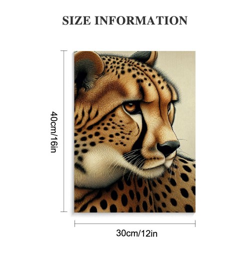 QKZF Canvas Prints Wildlife Animal Wall Art Pictures Artwork for Bathroom Bedroom Office Living Room Paintings Decorations Ready to Hang