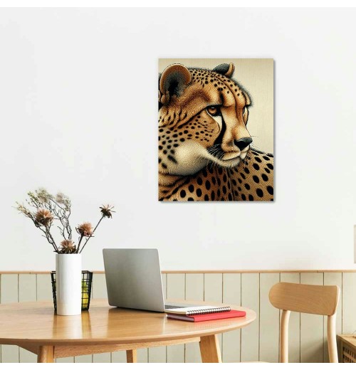 QKZF Canvas Prints Wildlife Animal Wall Art Pictures Artwork for Bathroom Bedroom Office Living Room Paintings Decorations Ready to Hang