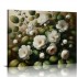 QKZF Canvas Wall Art for Living Room Decor, Vintage Floral Painting Wall Art Prints Rustic Farmhouse Bedroom Bathroom Decor