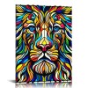 QKZF Canvas Print Wall Art Decor,Honest Lion Wall Art Print, Print Wall Decor, Suitable For Office Study Wall Decoration