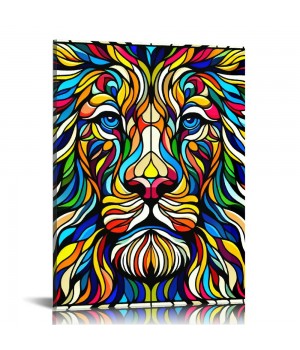 QKZF Canvas Print Wall Art Decor,Honest Lion Wall Art Print, Print Wall Decor, Suitable For Office Study Wall Decoration