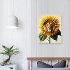 QKZF Canvas Wall Art,Lion Sunflower Print Canvas Painting for Bedroom Living Room Kitchen Bathroom Corridor Dining Room Hotel Decor