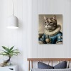 QKZF Canvas Wall Art,Cat In Oil Painting Print Canvas Painting for Bedroom Living Room Kitchen Bathroom Corridor Dining Room Hotel Decor