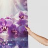 Shangniulu Printed Shower Curtain, Bathroom Decorative Partition Curtain, Modern Waterproof Fabric Shower Curtain With Hooks