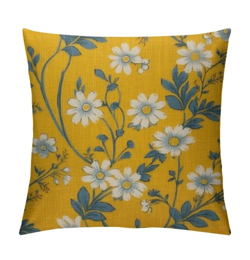 PHYHOO Throw pillows Covers Yellow Cushion Cover Outdoor Decorative Farmhouse Decor Cushion Covers for Home Sofa Bed Couch 18X18Inch