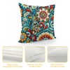 PHYHOO Short Plush pillow Covers Fashion Printed Square pillow Case for Bedroom, Sofa, Car Decoration Both Sides