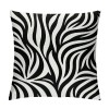 PHYHOO Short Plush pillow Covers Abstract Art Stripes Square pillow Case for Bedroom, Sofa, Car Decoration Both Sides