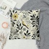 PHYHOO Short Plush pillow Covers Nature Plant Flower Botanical Branch Square pillow Case for Bedroom, Sofa, Car Decoration Both Sides