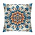 PHYHOO Short Plush pillow Covers Boho Flower Square pillow Case for Bedroom, Sofa, Car Decoration Both Sides