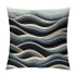 PHYHOO Short Plush pillow Covers Fashion Stripe Square pillow Case for Bedroom, Sofa, Car Decoration Both Sides