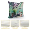 PHYHOO Short Plush pillow Covers Square pillow Case for Bedroom, Sofa, Car Decoration Both Sides