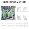 PHYHOO Short Plush pillow Covers Square pillow Case for Bedroom, Sofa, Car Decoration Both Sides