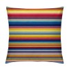 PHYHOO Short Plush pillow Covers Colorful Mexican Stripes Ethnic Style Square pillow Case for Bedroom, Sofa, Car Decoration Both Sides